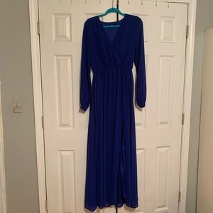 Beautiful royal blue dress